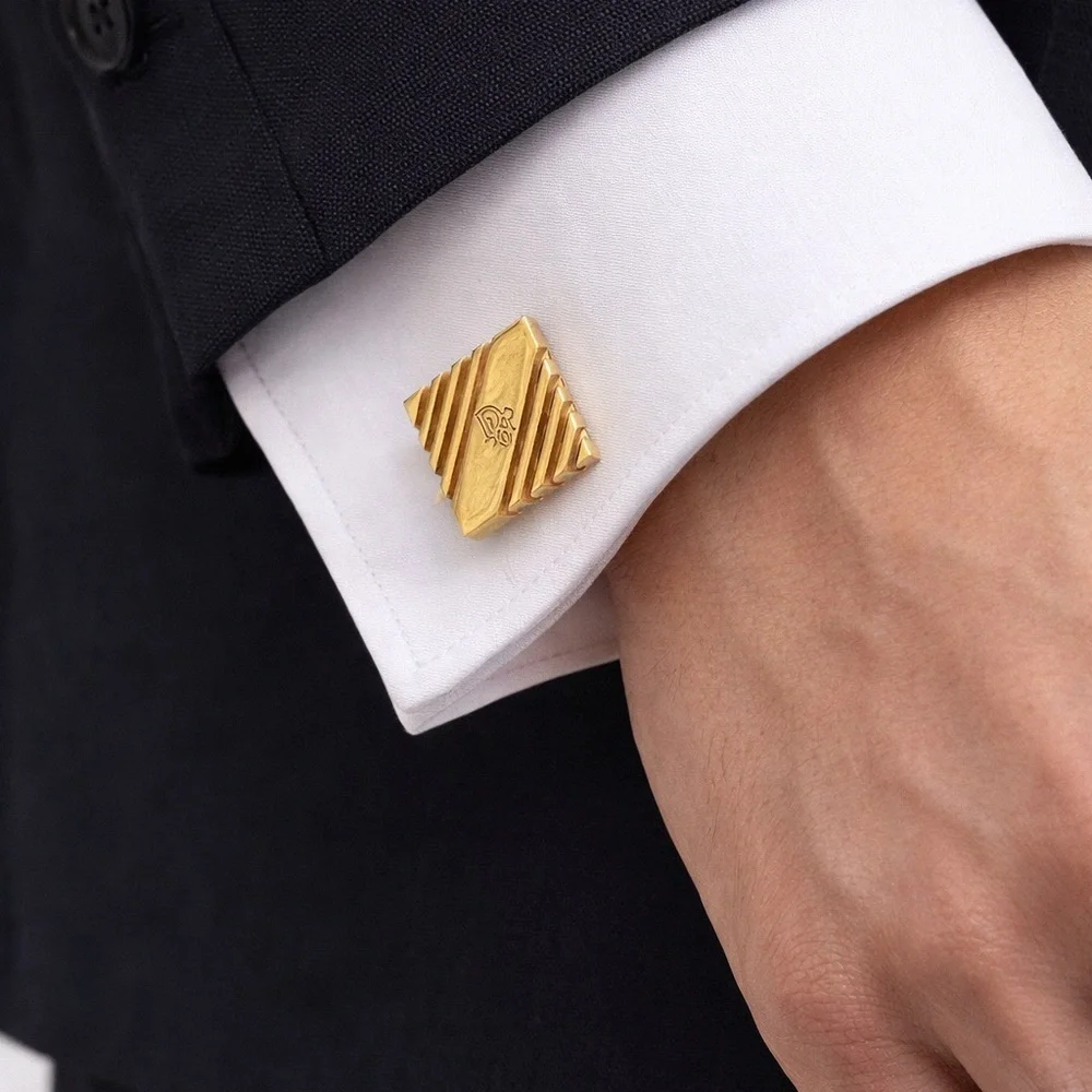 Christian Dior Logo Cufflinks